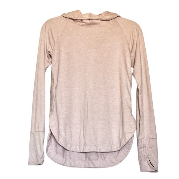 Athleta Uptempo Hoodie Sweatshirt in Dusty Pink size x-small - Picture 7 of 8